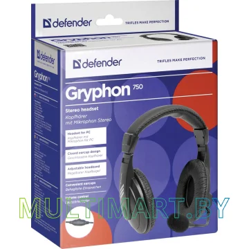 Наушники Defender Gryphon 750 63750 (черный) картинка 3